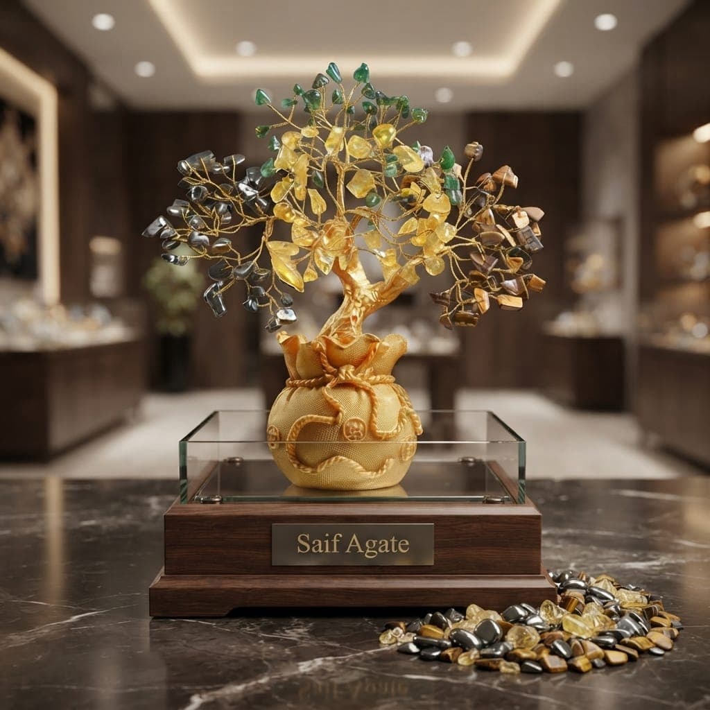 Citrine Money Bag Gemstone Tree By Destiny Star Stores