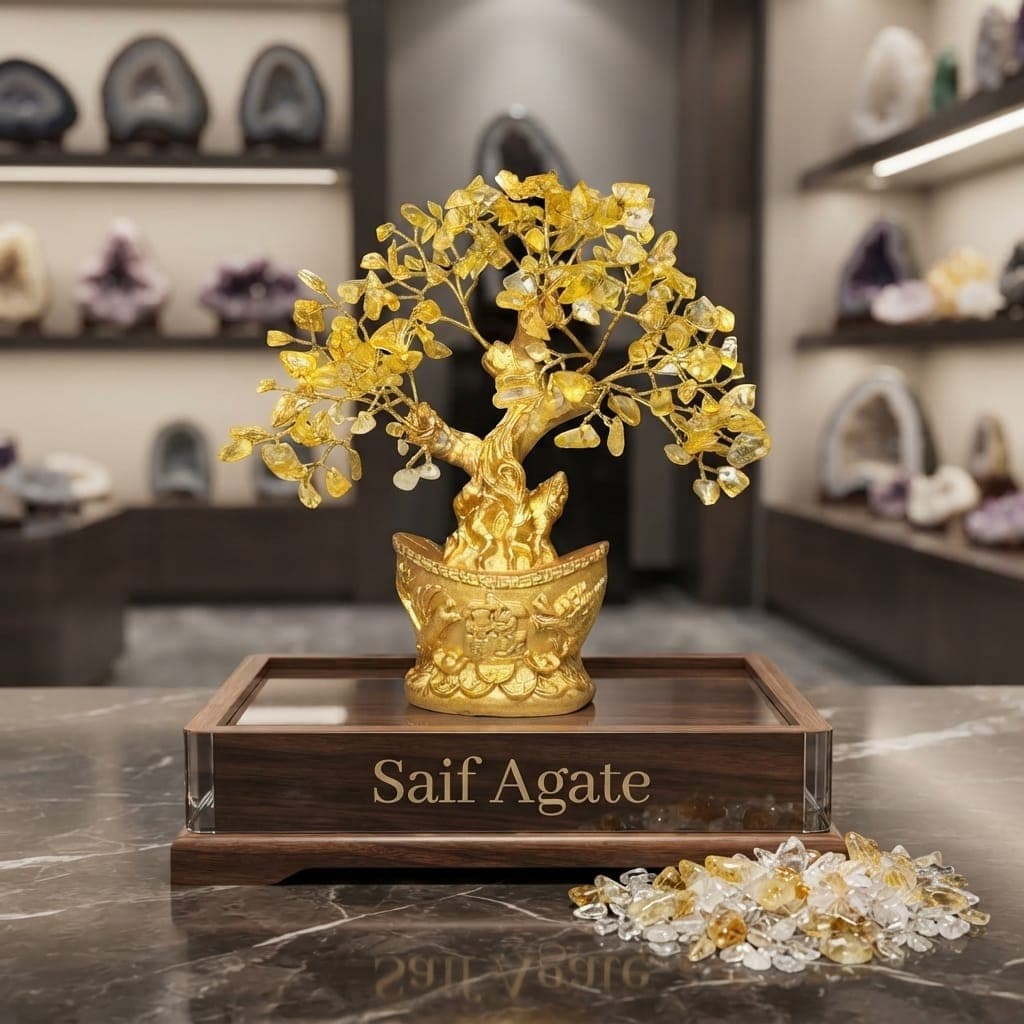 Citrine Chip Gemstone Tree By Destiny Star Stores