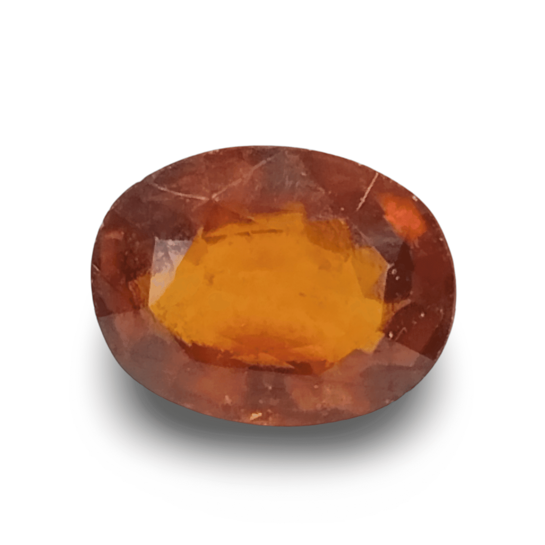 Natural Hessonite (Gomed) | Oval Mix Cut | IGC Certified Certificate Number: IGCDKBAJ42783