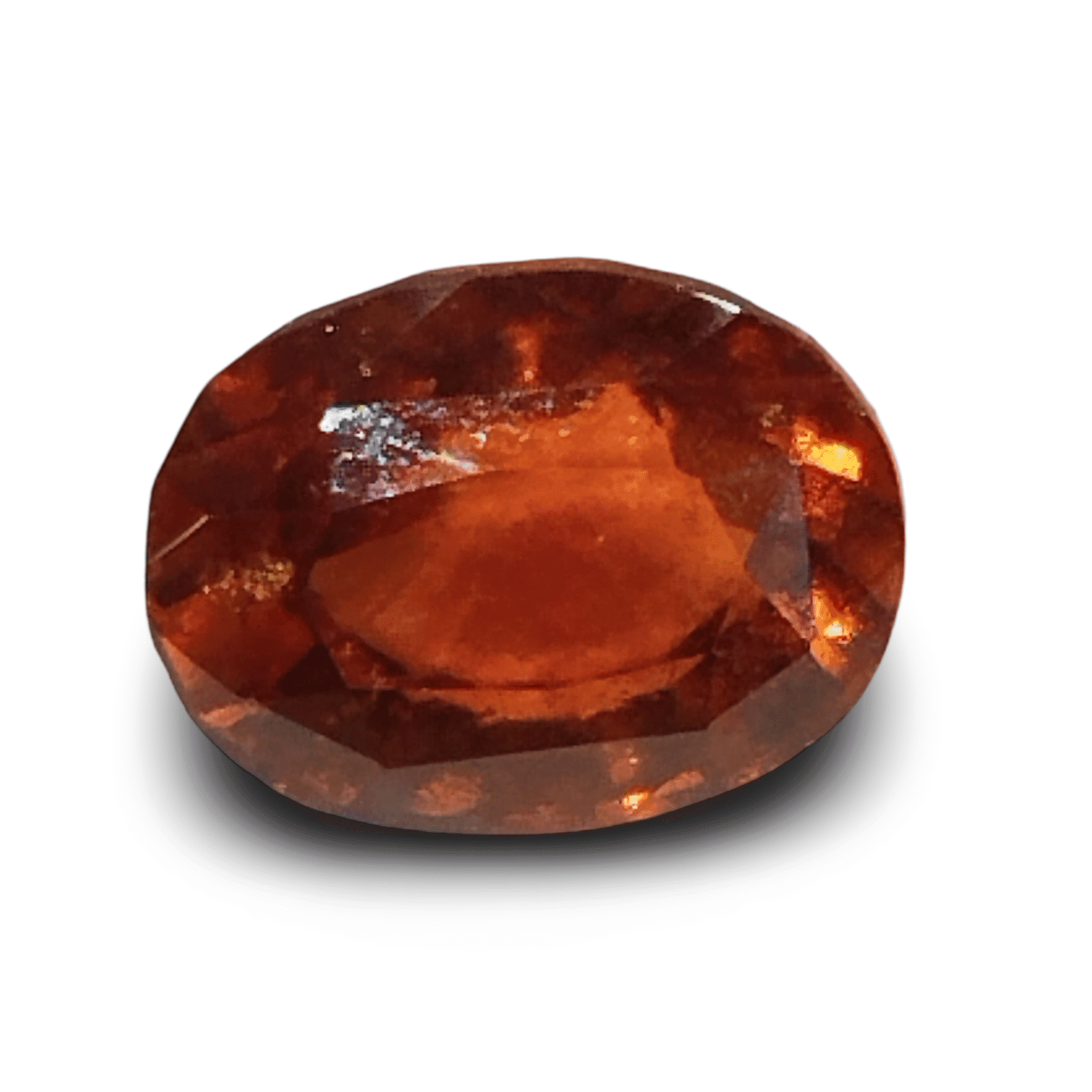 Natural Hessonite (Gomed) | Oval Mix Cut | IGC Certified Certificate No.: IGCDKBAJ42696