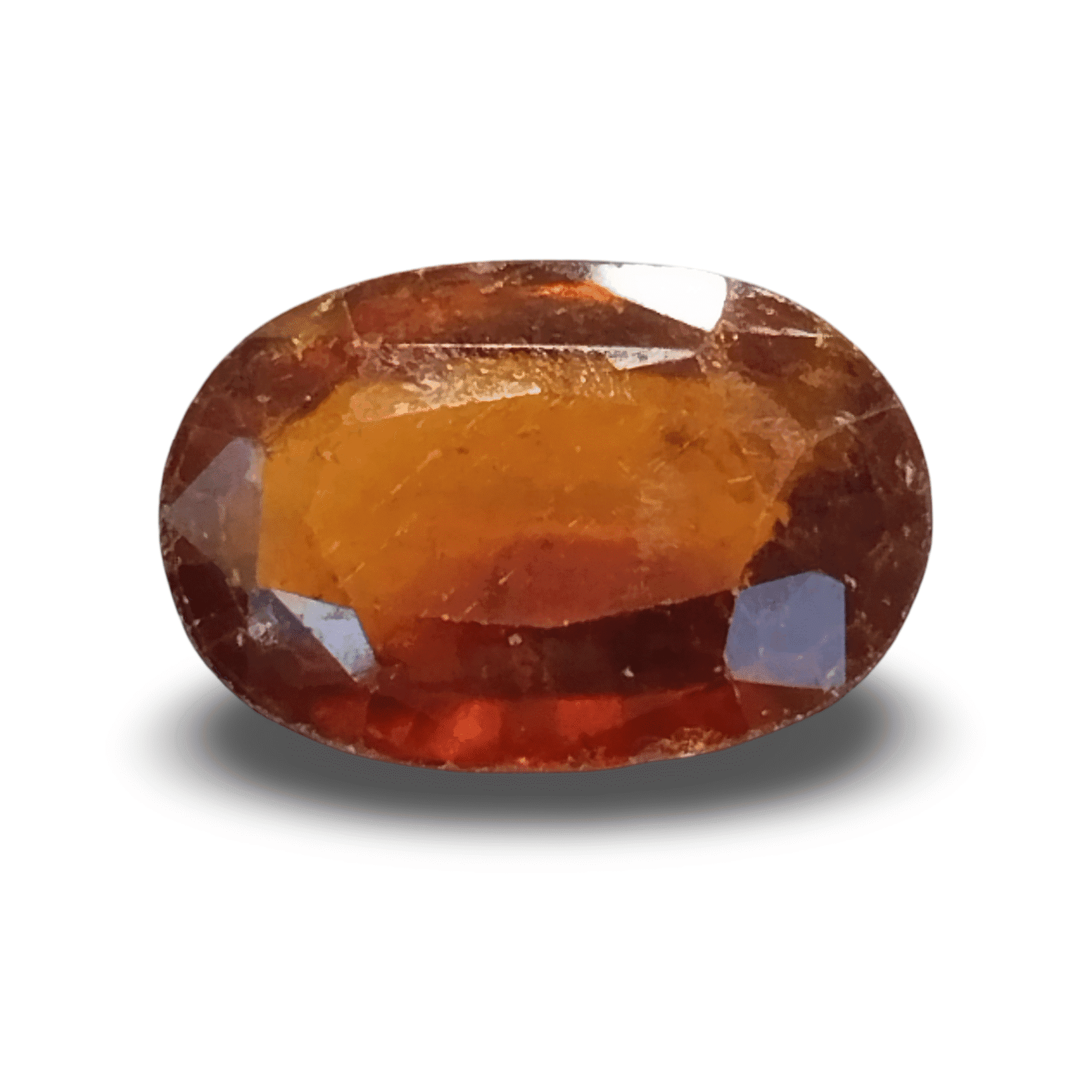 Natural Hessonite (Gomed) | Oval Mix Cut | IGC Certified Certificate Number: IGCDKBAJ42762