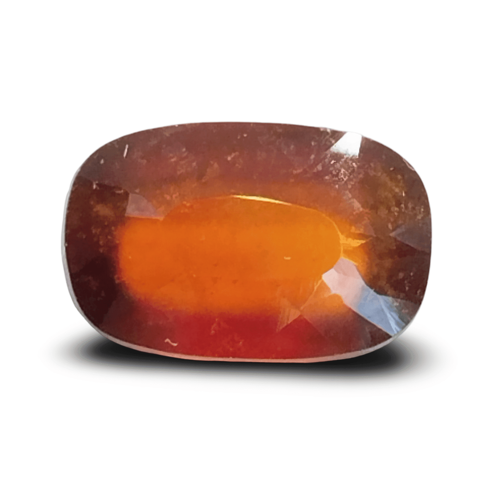 Natural Hessonite Garnet | Cushion Mix Cut | Brownish Orange Certificate No.: IGCDKBAJ42781