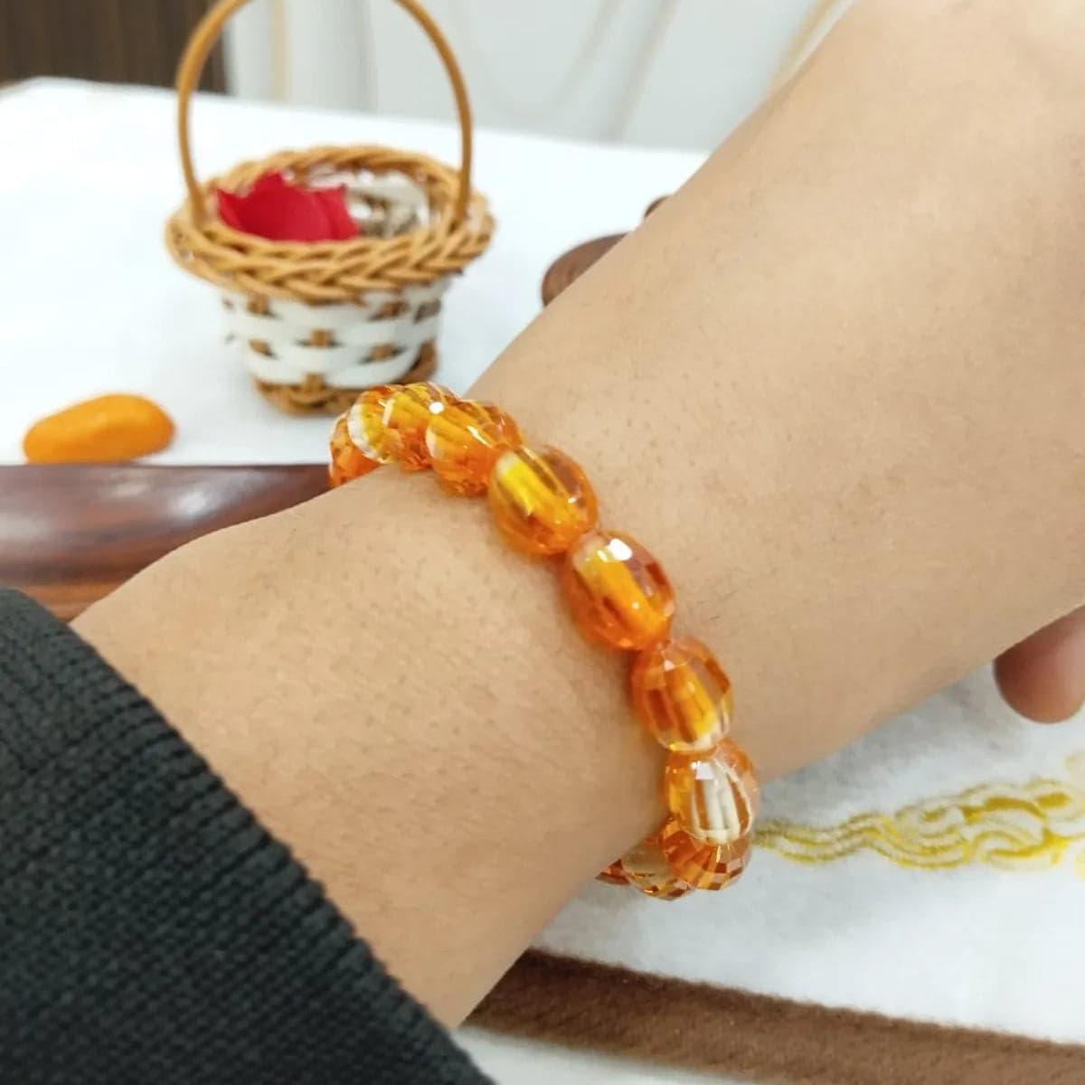 Orange Premium Severed A Symbol Of Protection Bracelet For Men & Women