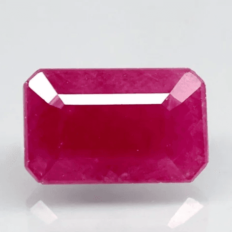 Natural Purplish Red Ruby |18H00| Certified Unheated | Octagon Mixed Cut Report No. 9581D38647