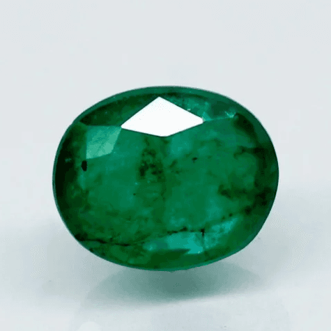 Natural Emerald |68H00| Govt. Lab Certified | Oval Mixed Cut | Green 9914D40109