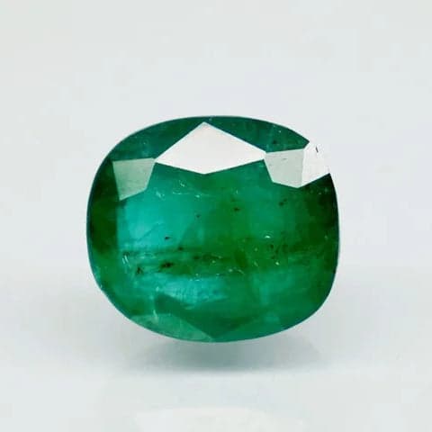 Natural Emerald | 55H00| Govt. Lab Certified | Cushion Mixed Cut | Green Report No.10210D41258