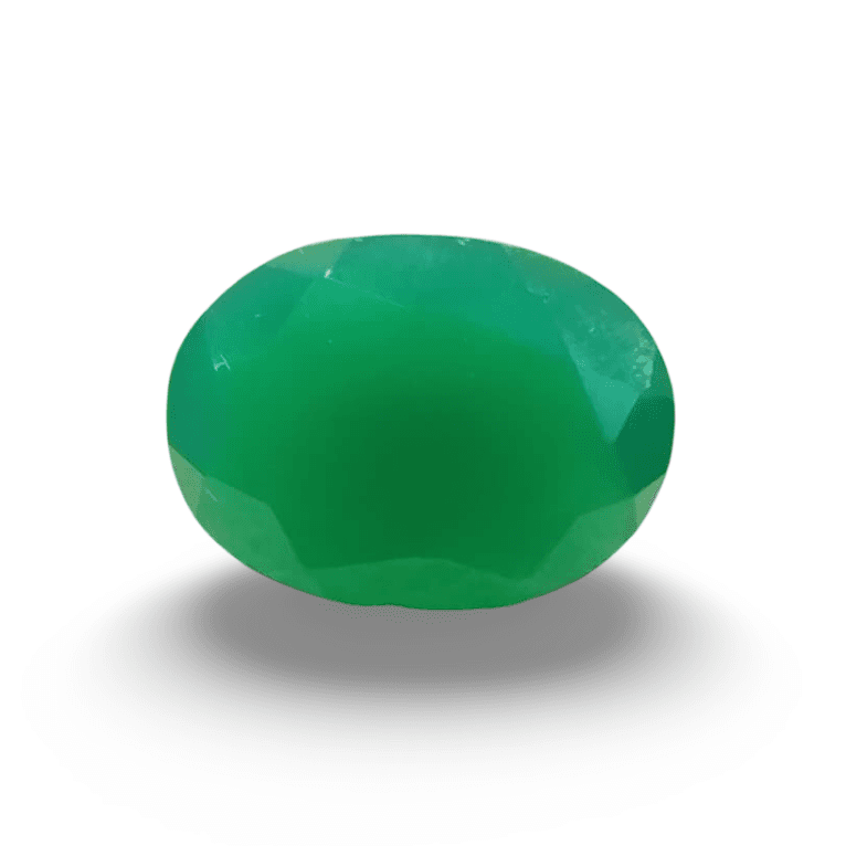 Natural Green Onyx |1H00| Oval Mixed | SRT Certified No : SRGTL30615