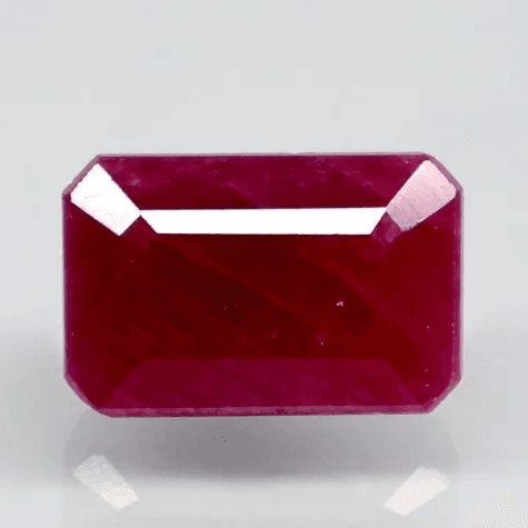 Natural Purplish Red Ruby | 15H00| Certified Unheated | Octagon Mixed Cut Report No. 9581D38648