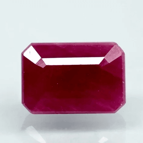 Natural Purplish Red Ruby | Certified Unheated | Octagon Mixed Cut | 7.23 RT | Report No. 9581D38661