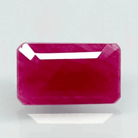 Natural Purplish Red Ruby |18H00|Certified Unheated | Octagon Mixed Cut Report No. 9581D38667