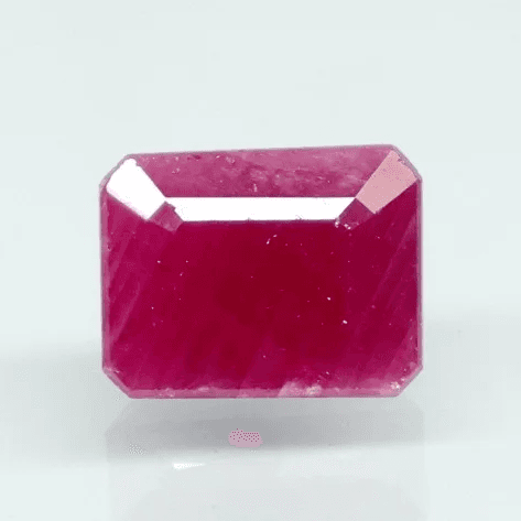 Natural Purplish Red Ruby | Certified Unheated | Octagon Mixed Cut Report No. 9581D38669