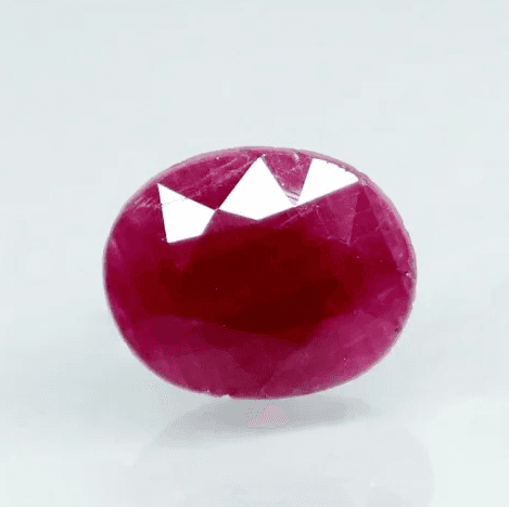 Natural Purplish Red Ruby |018.0|Certified Unheated | Oval Mixed Cut Report No. 9581D38673