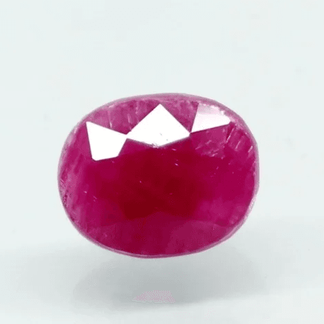 Natural Ruby |12H50| Oval Mixed Cut| Lab Certified No. 9581D38703