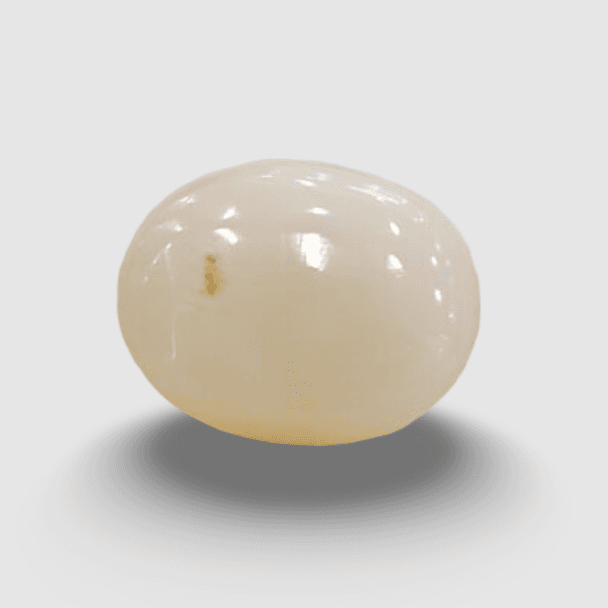 Natural White Opal|12H00| 4.06 Ratti | Oval Cabochone | Certified No. IGCDKBAJ42938
