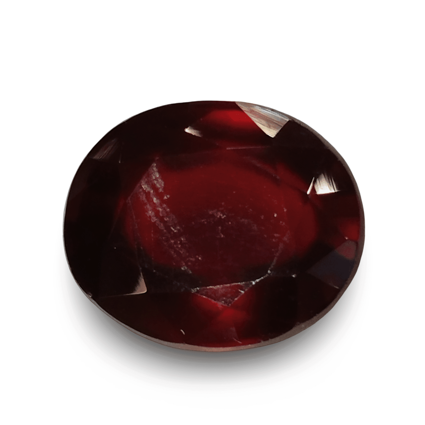 Natural Hessonite Garnet | Brownish Orange | Oval Mixed Cut Certified Certificate No.: IGCDKBAJ42740