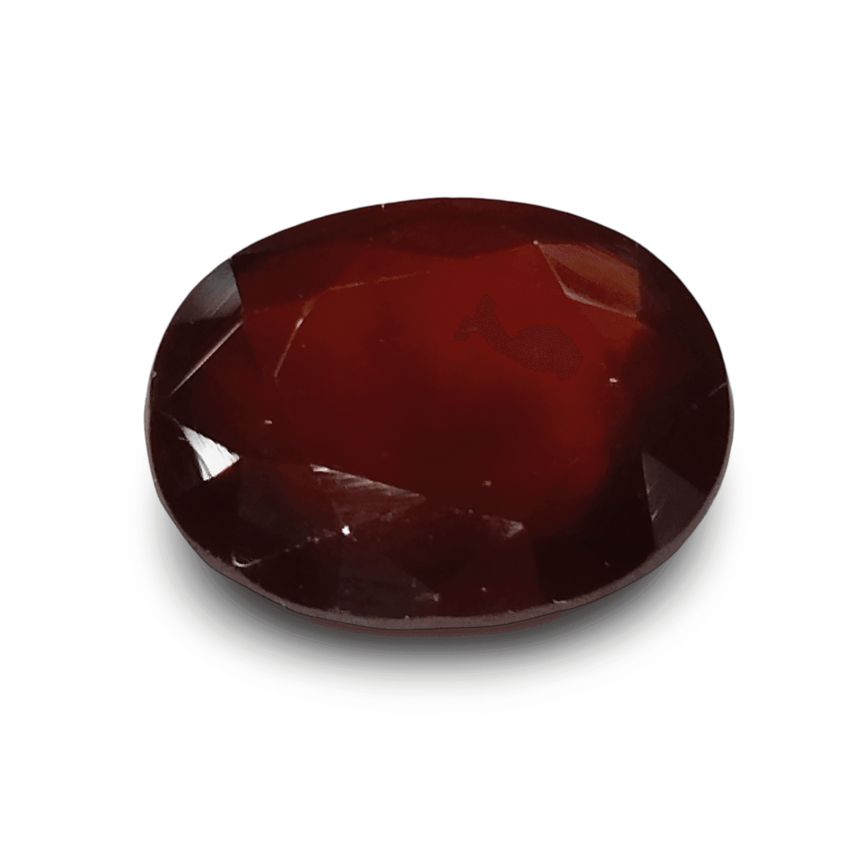 Natural Hessonite Garnet | Oval Mixed Cut | Brownish Orange Certificate No.: IGCDKBAJ42739