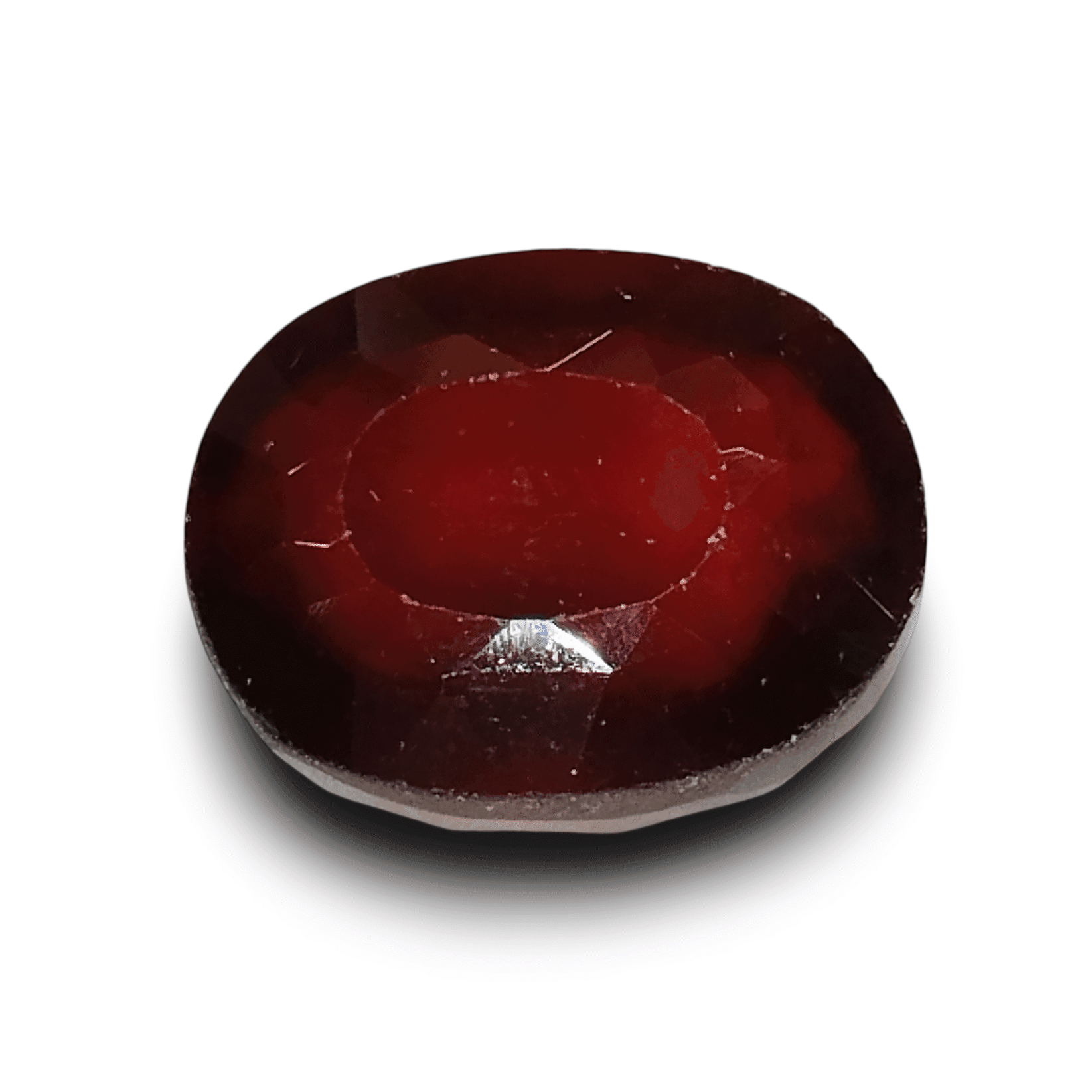 Natural Hessonite Garnet | Oval Mixed Cut | Brownish Orange Certificate No.: IGCDKBAJ42744