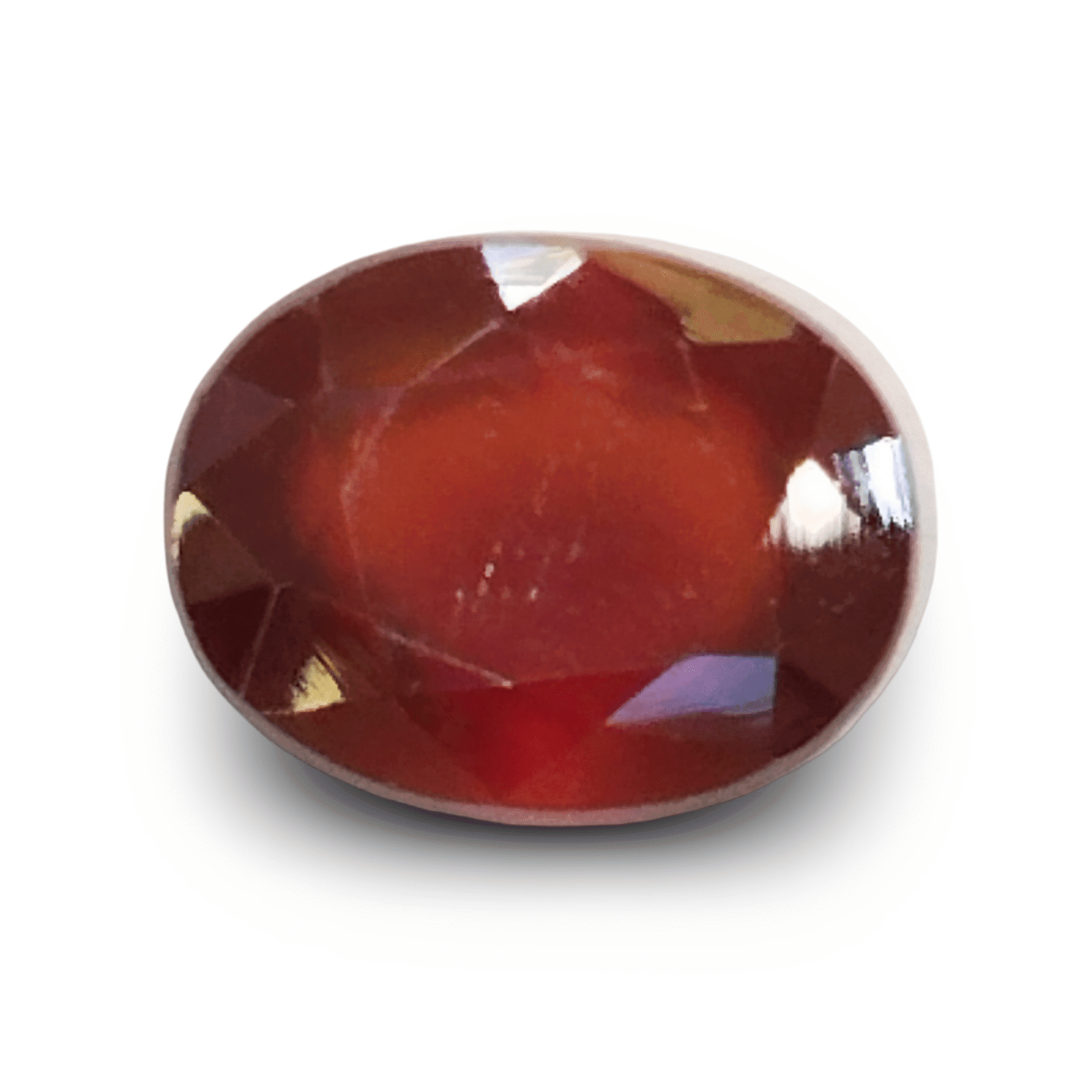 Natural Hessonite (Gomed) | Oval Mix Cut | IGC Certified Certificate No.: IGCDKBAJ42747