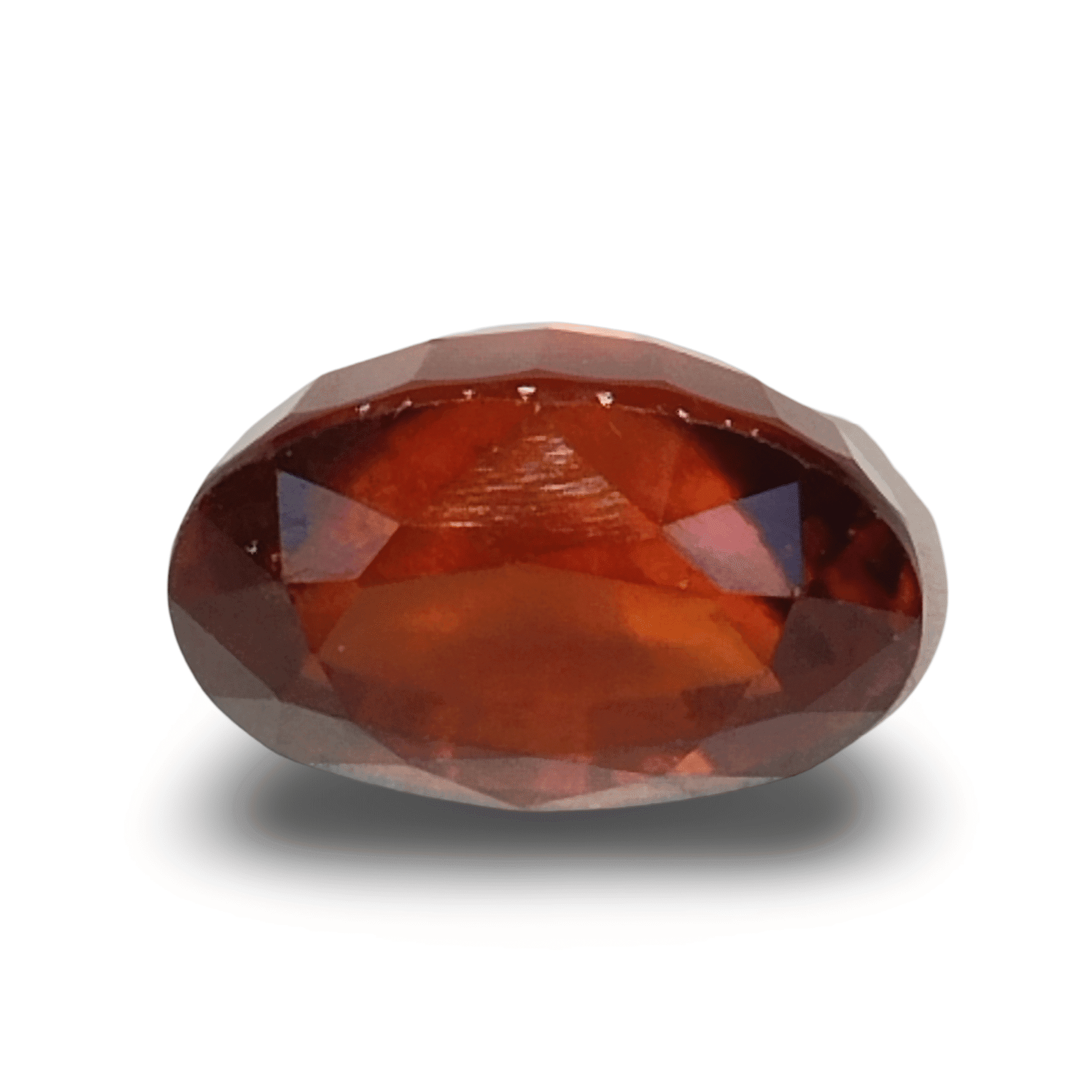 Natural Hessonite (Gomed) | Oval Mix Cut | IGC Certified Certificate No.: IGCDKBAJ42723