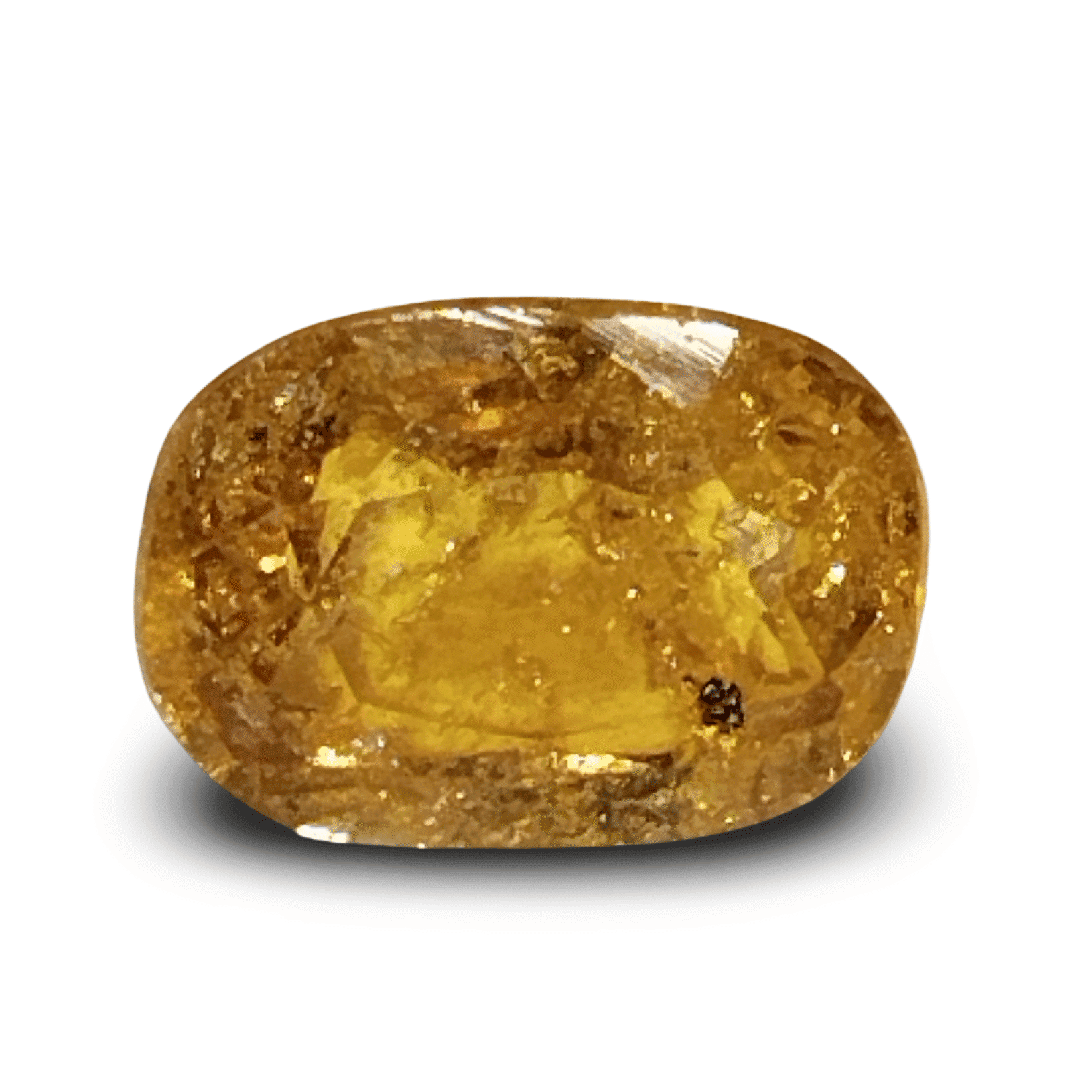Natural Hessonite (Gomed) | Cushion Cut | IGC Certified Certificate No.: IGCDKBAJ48336
