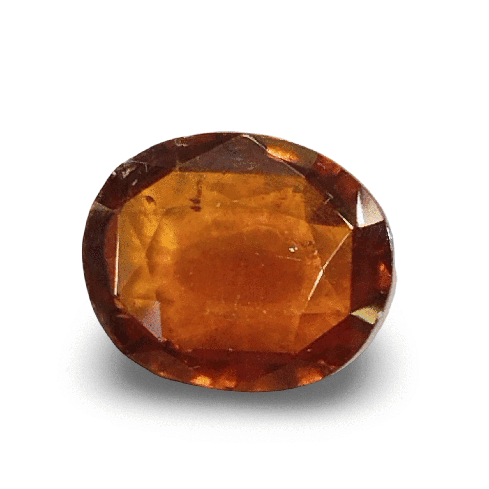 Natural Hessonite (Gomed) | Oval Mix Cut | IGC Certified Certificate No.: IGCDKBAJ42715