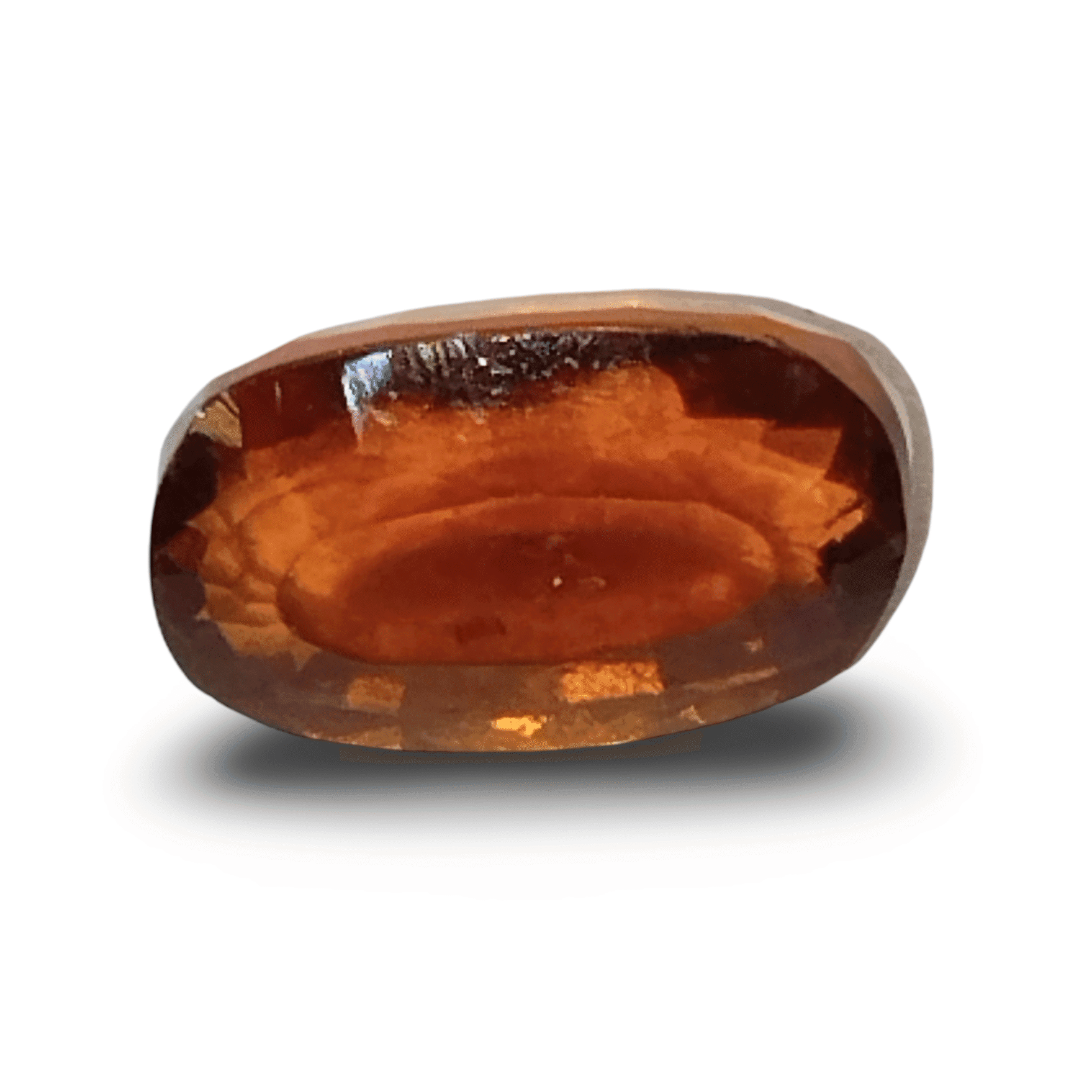 Natural Hessonite (Gomed) | Oval Mix Cut | IGC Certified Certificate No.: IGCDKBAJ42714