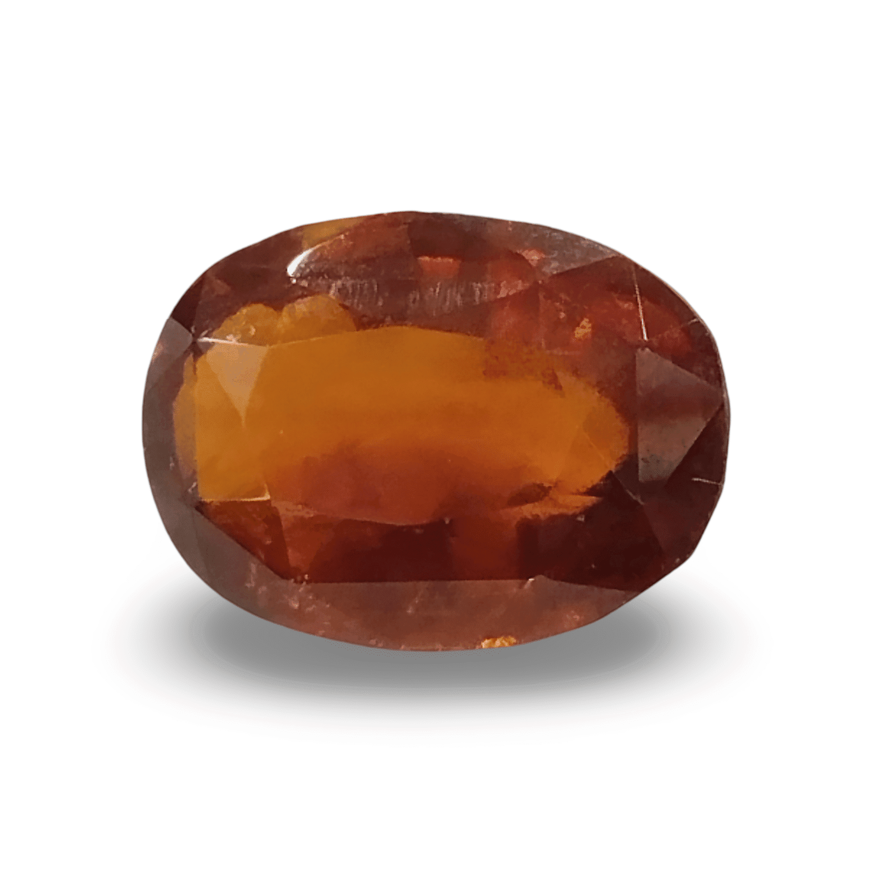 Natural Hessonite Garnet | Oval Mix Cut | Brownish Orange Certificate No.: IGCDKBAJ42786