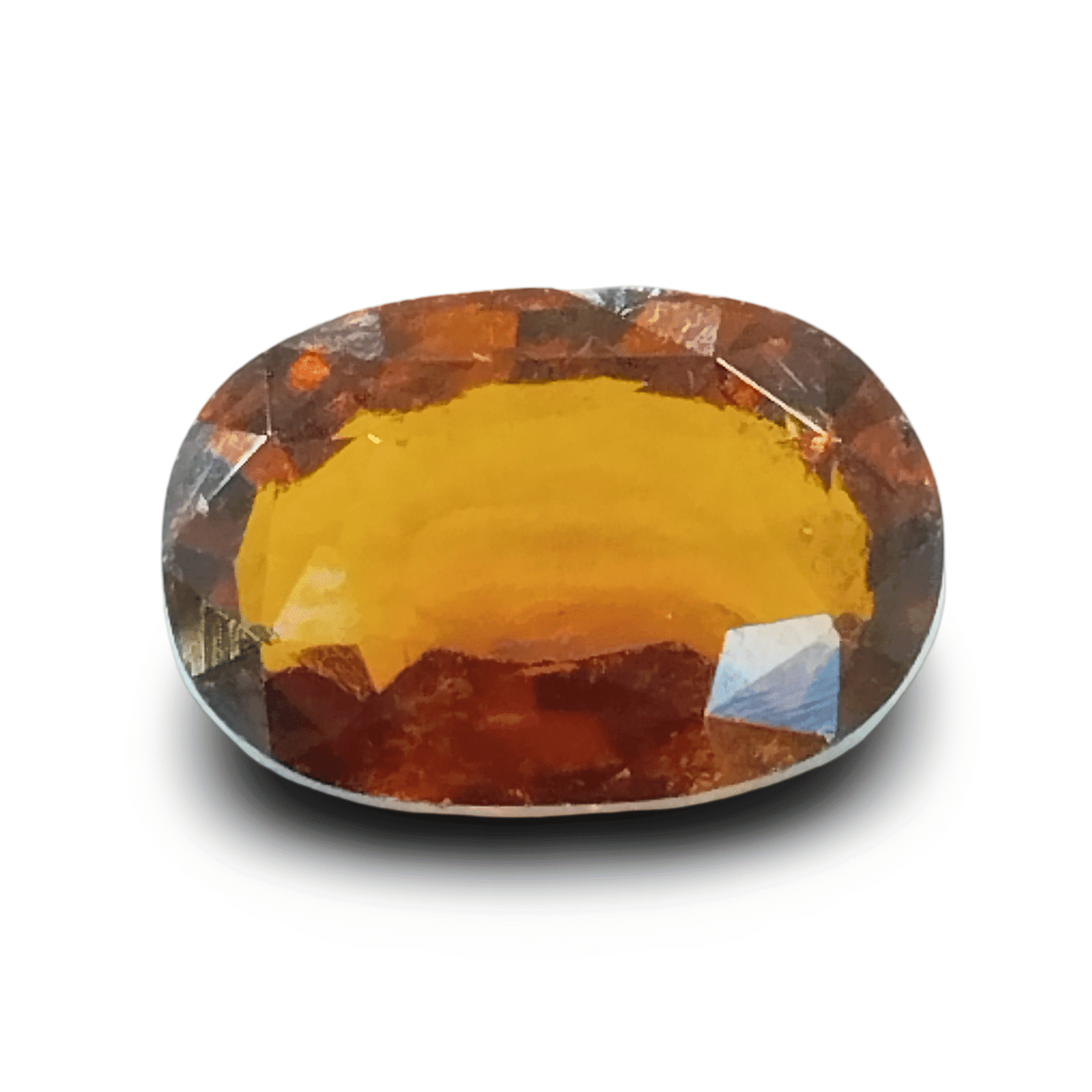 Natural Hessonite (Gomed) | Oval Mix Cut | IGC Certified Certificate Number: IGCDKBAJ42765