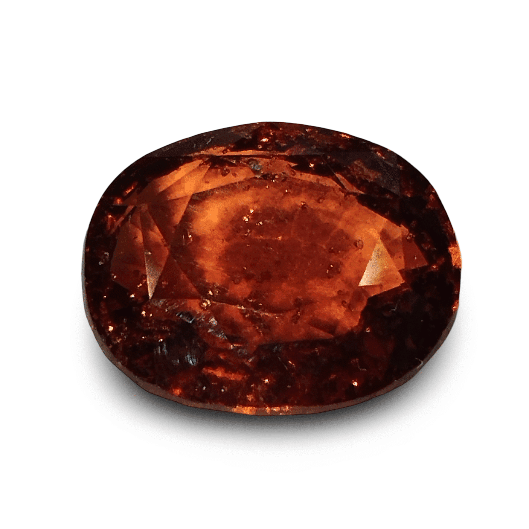 Natural Hessonite Garnet | Oval Mix | Brownish Orange Certificate No.: IGCDKBAJ42795