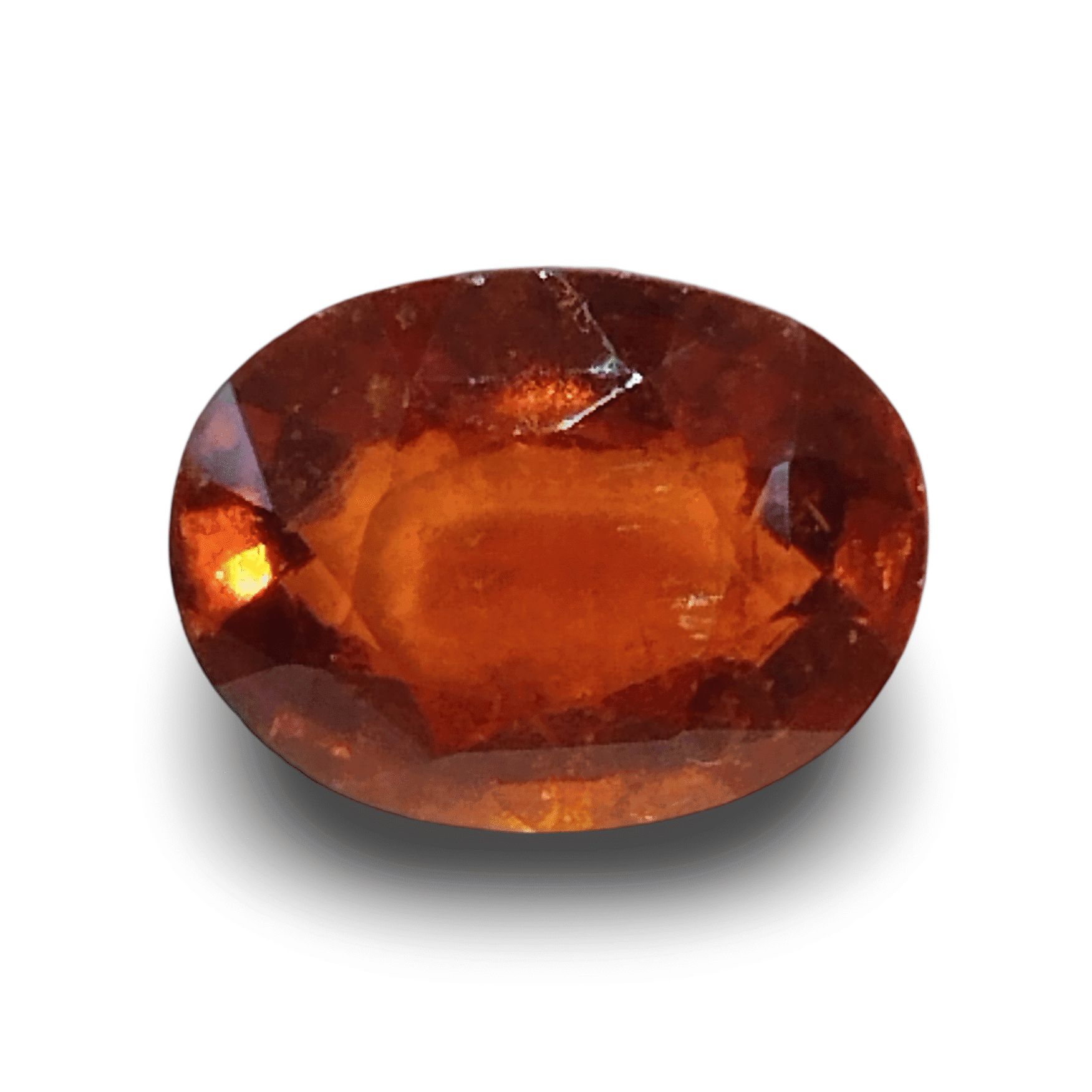 Natural Hessonite (Gomed) | Oval Mix Cut | IGC Certified Certificate No.: IGCDKBAJ42780