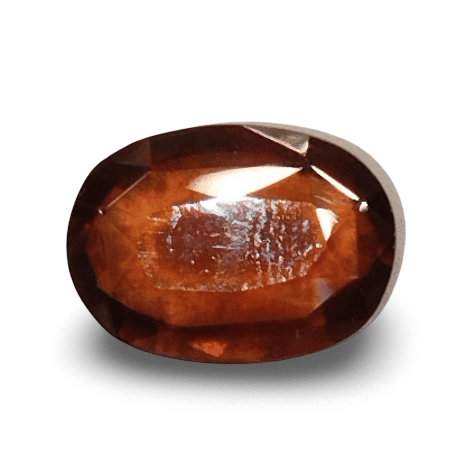 Natural Hessonite (Gomed) | Oval Cut | IGC Certified Certificate No.: IGCDKBAJ44650