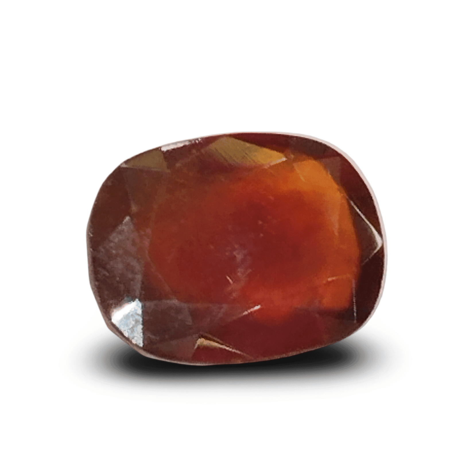 Natural Hessonite (Gomed) | Oval Mix Cut | IGC Certified Certificate No.: IGCDKBAJ42804