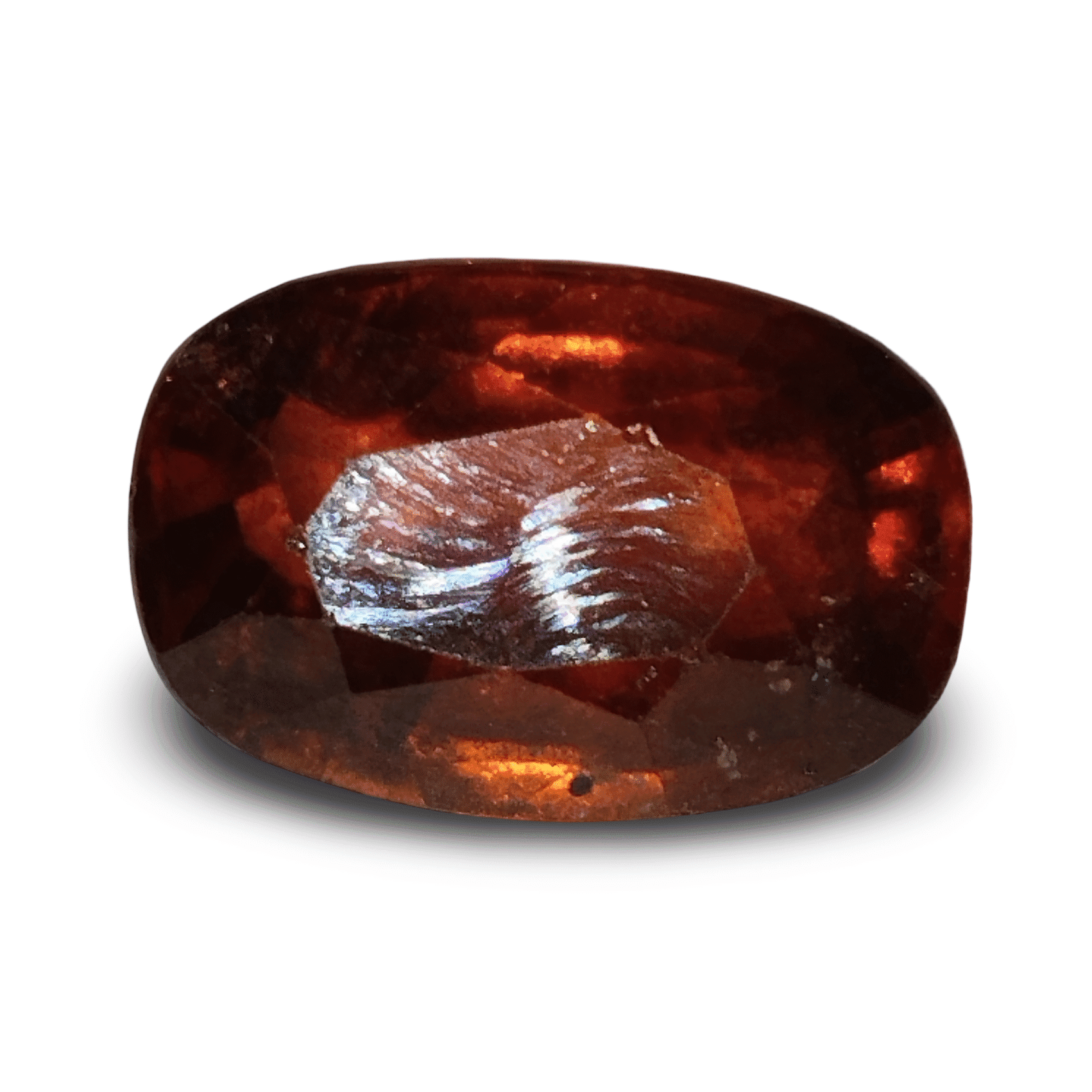 Natural Hessonite Garnet | Oval Mix Cut | Brownish Orange Certificate No.: IGCDKBAJ42731