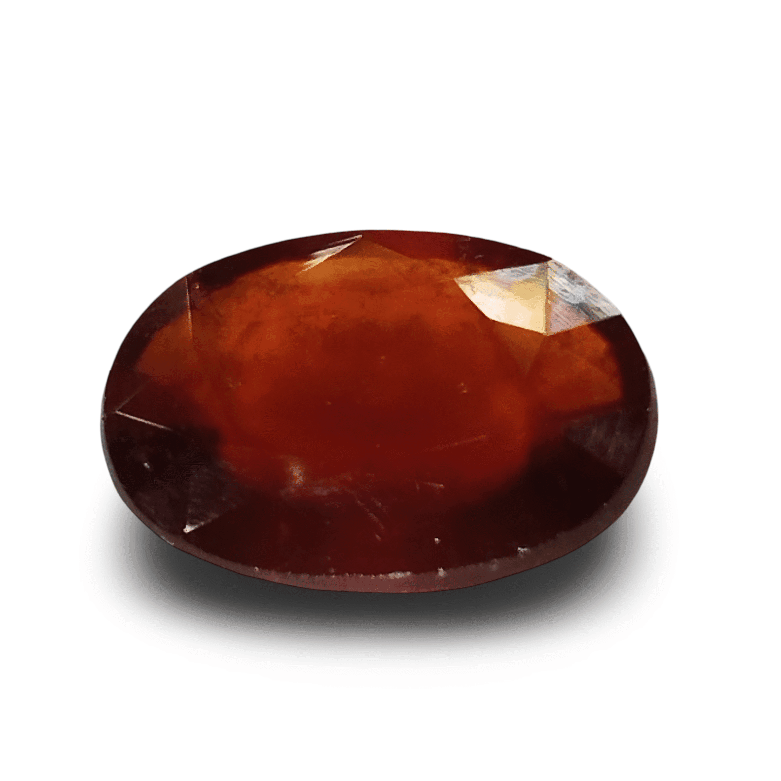 Natural Hessonite (Gomed) | Oval Mix Cut | IGC Certified Certificate Number: IGCDKBAJ42732