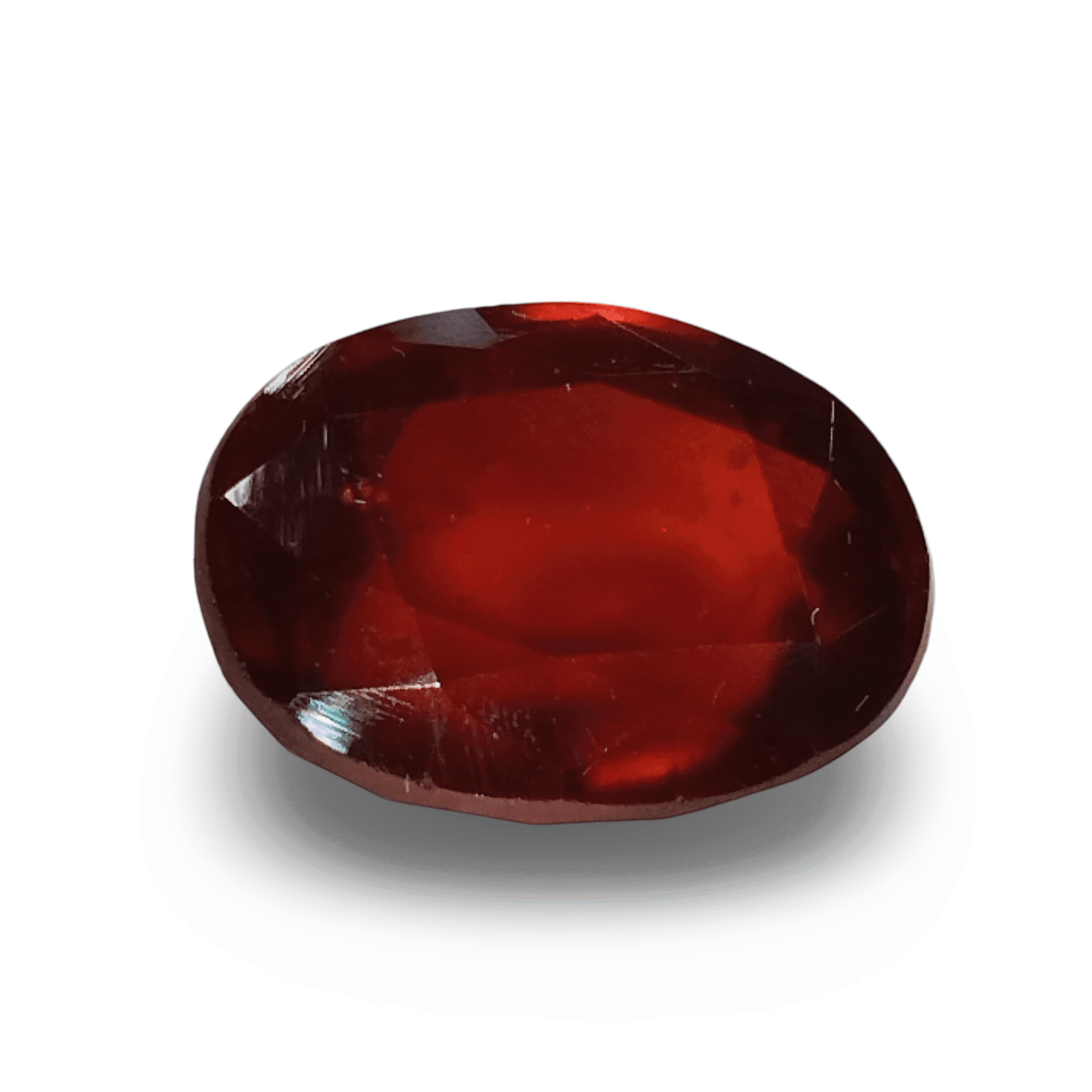 Natural Hessonite Garnet | Oval Mix Cut | Brownish Orange Certificate No.: IGCDKBAJ42761
