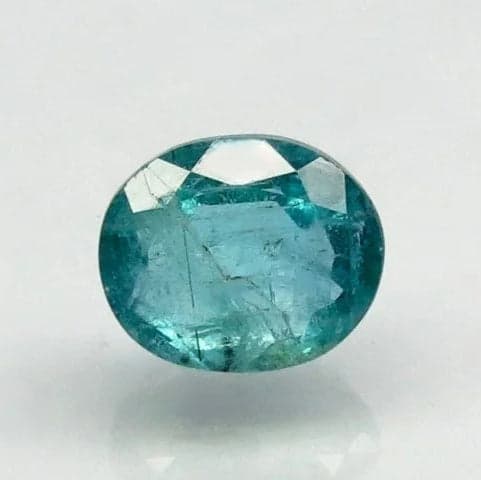 Natural Emerald | 35H00| Govt. Lab Certified | Oval Mixed Cut | Green Report No.9498D38436