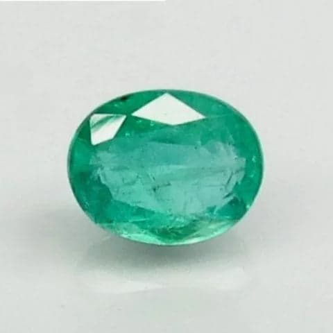 Natural Emerald | 85H00| Govt. Lab Certified | Oval Mixed Cut | Green Report No.7876D31505