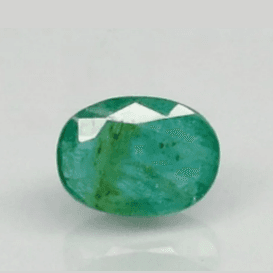 Natural Emerald |32H00| Govt. Lab Certified | Oval Mixed Cut No.: 8980D36563
