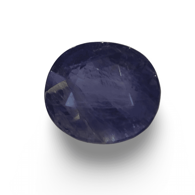 Natural Iolite | Govt. Lab Certified | Oval | Blue with Certificate No.: IGCDKBAJ44622