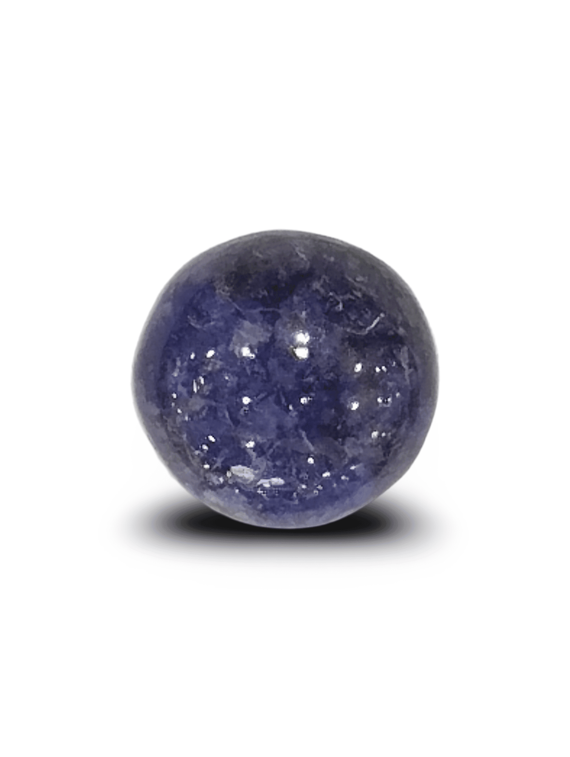 Natural Lapis Lazuli |1H50| Govt. Lab Certified | Oval Cabochon | Deep Blue with Pyrite Certificate No.: IGCDKBAJ42521