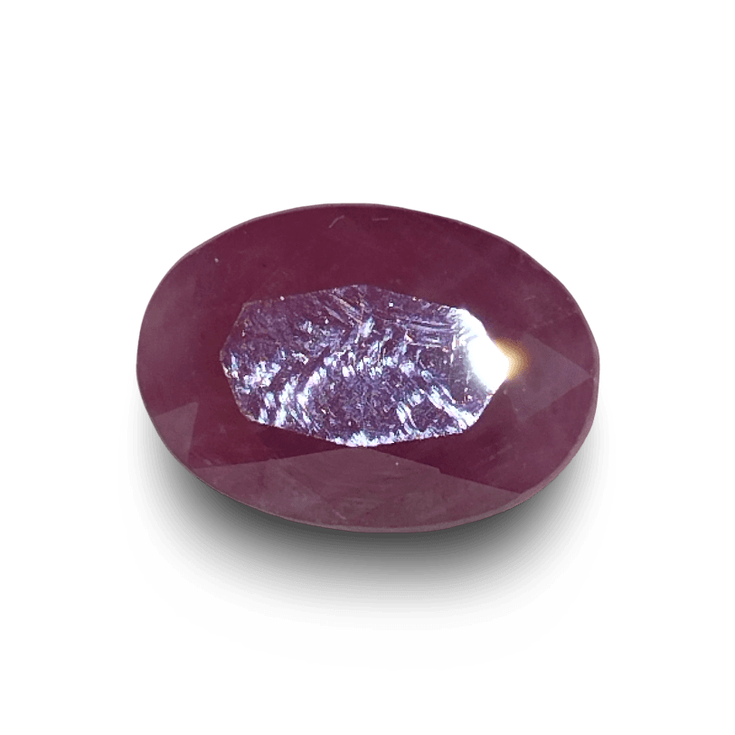 Natural Ruby |5H50| Certified Red Oval Mix Corundum Gemstone No.: IGCDKBAJ41385
