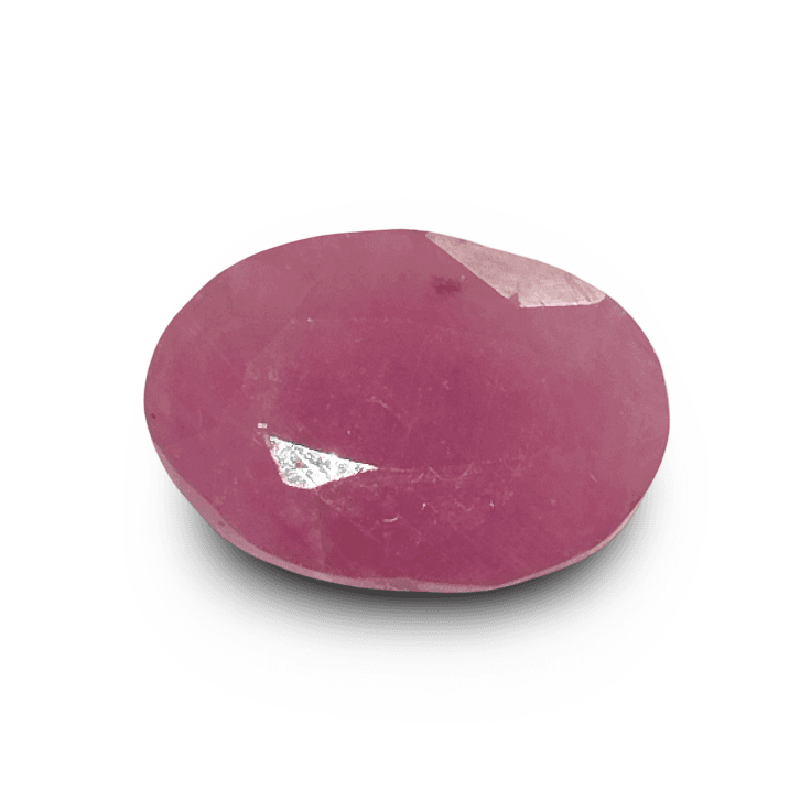Natural Ruby |5H50| Oval Cut | Deep Red Color | Certificate No.: IGCDKBAJ44822