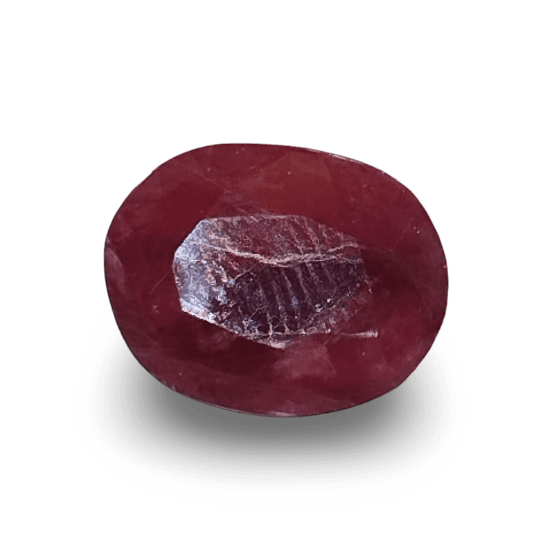 Natural Ruby |5H50| Oval Cut | IGC Certified Number: IGCDKBAJ44842