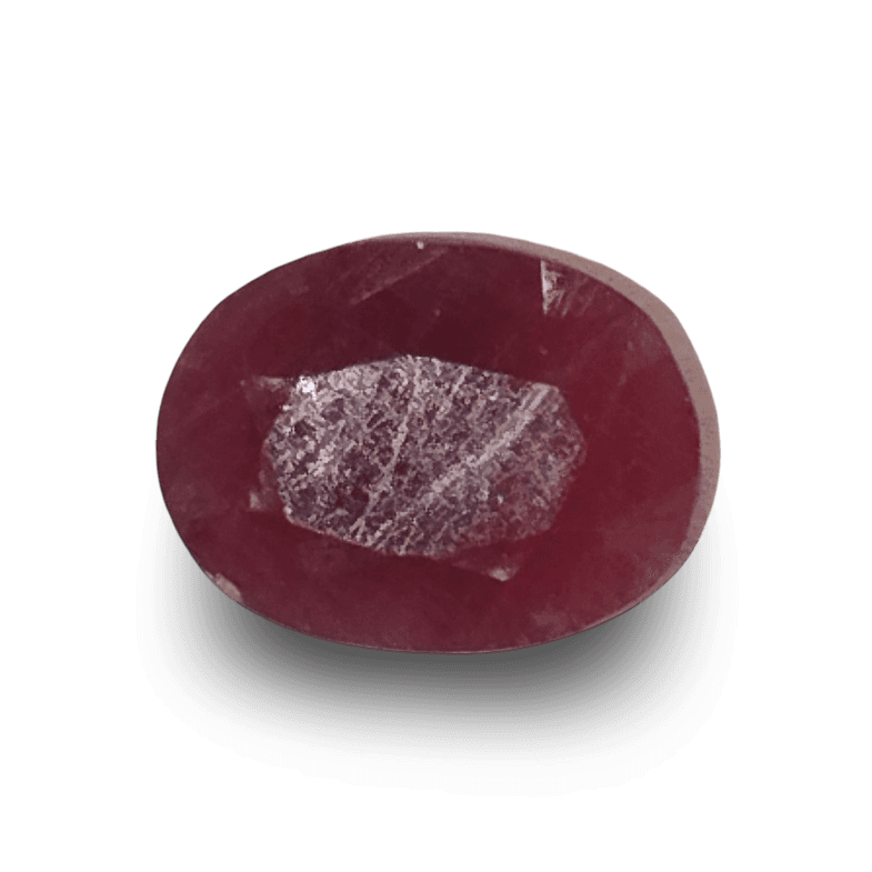 Natural Ruby |5H50| Oval Cut | IGC Certified Number: IGCDKBAJ44838