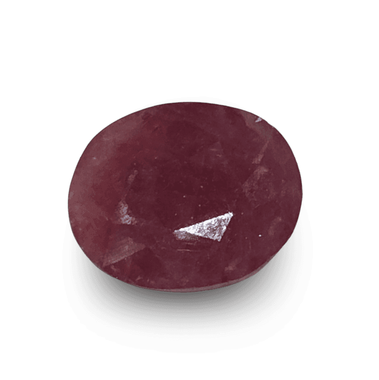 Natural Ruby | Oval Cut | Rich Red | Certified by IGC No.: IGCDKBAJ44818