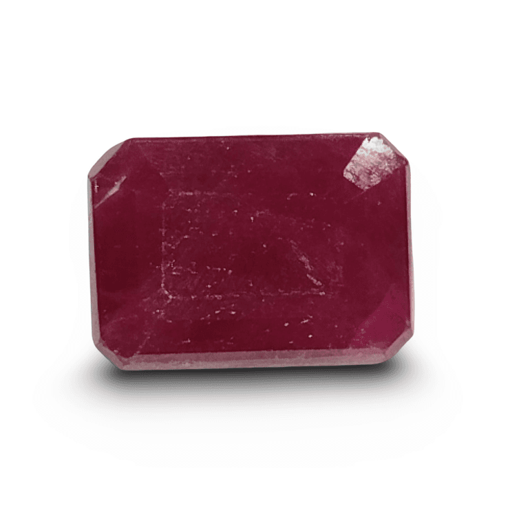 Natural Ruby |5H50| Rectangle Cut | IGC Certified Number: IGCDKBAJ47497