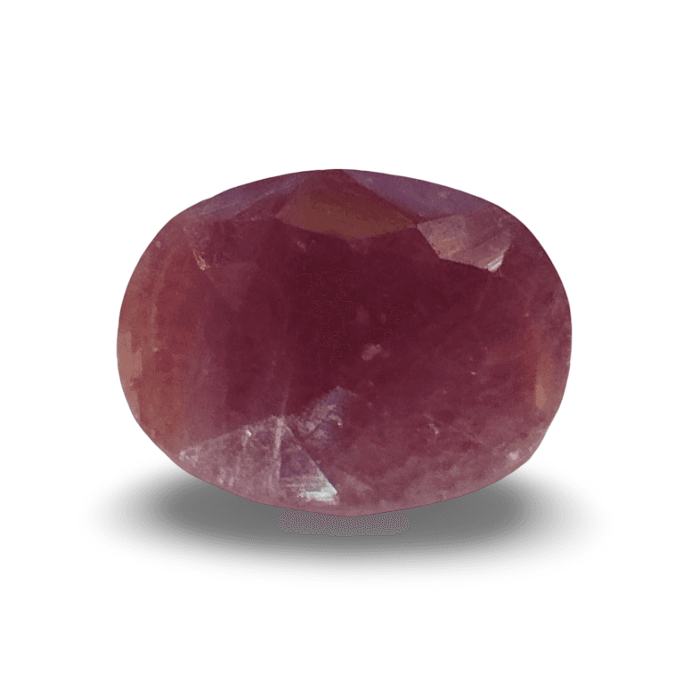 Natural Ruby Gemstone | Oval Cut | Deep Red Hue | IGC Certified IGCDKBAJ44829