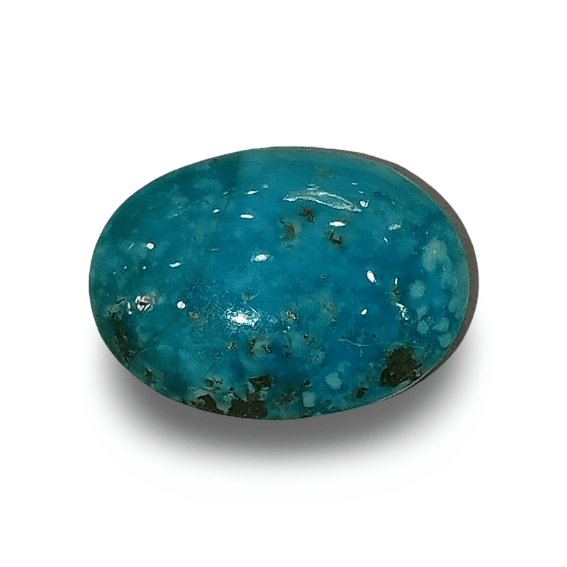 Natural Turquoise | Certified | Oval Cabochon | Sea Blue Certificate No.: IGCDKBAJ41418