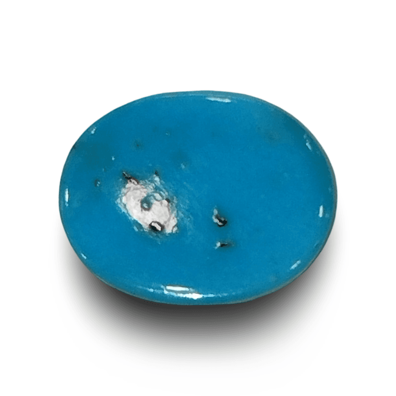 Natural Turquoise | Certified | Oval Cabochon | Sea Blue Certificate No.: IGCDKBAJ44696