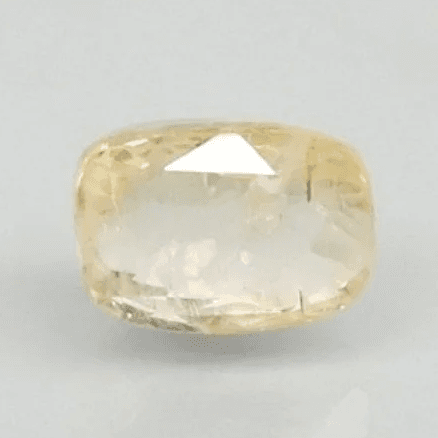 Natural Yellow Sapphire |75H00| Cushion Mixed Cut | Transparent | Govt. Lab Certified | Unheated | 8980D36559